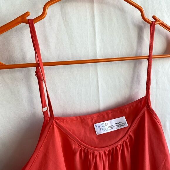 Time and Tru orange flowy tank - Picture 4 of 9